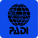 UWA Padi scuba diving logo